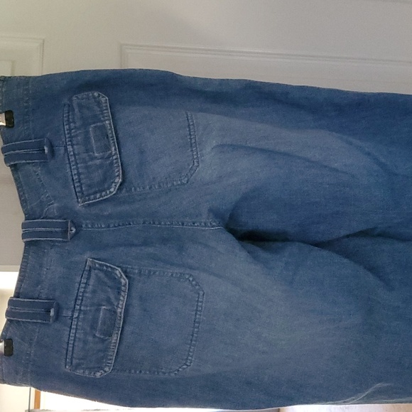 Liz Claiborne Drawstring Convertible Leg Denim Pants Size 10 - Picture 9 of 9